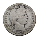 1904 O - USA - 25c - Barber - G4
