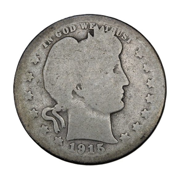 1915 D - USA - 25c - Barber - AG3