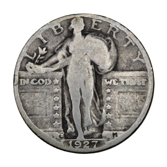 1927 S - USA - 25c - Standing Liberty - G4