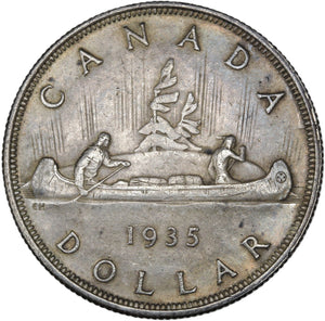 1935 - Canada - $1 - AU50