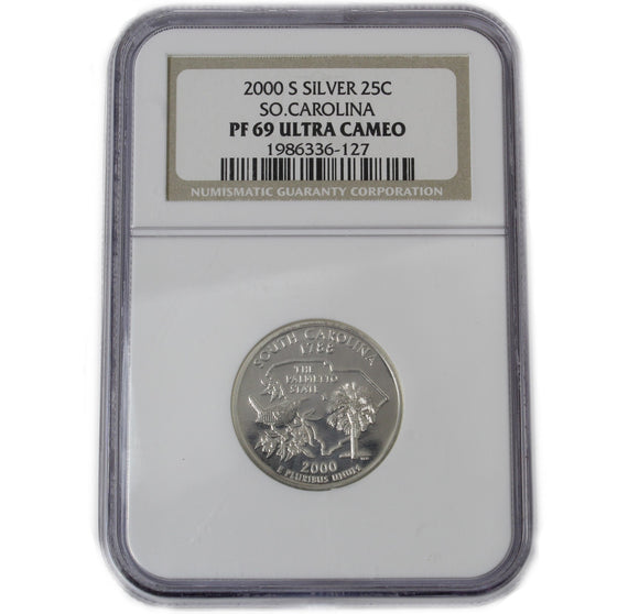 2000 - USA - 25c - S - PF69 UC NGC