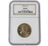 2003 - USA - $1 - D - MS66 NGC