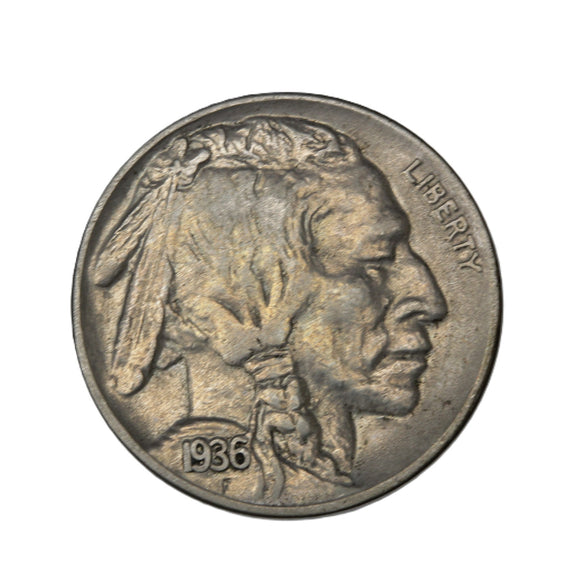 1936 - USA - 5c - Indian Head - EF40