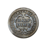 1854 O - USA - 5c - Half Dime - G4
