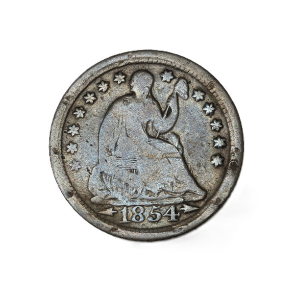 1854 O - USA - 5c - Half Dime - G4