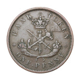 1850 - Bank of Upper Canada - 1 Penny - VF20