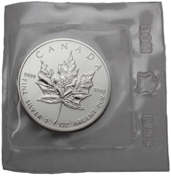 1 oz - 1988 - Silver Maple Leaf <br> Original Sealed