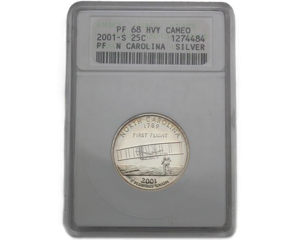 2001 - USA - 25c - S - PF68 HVY Cameo ANACS