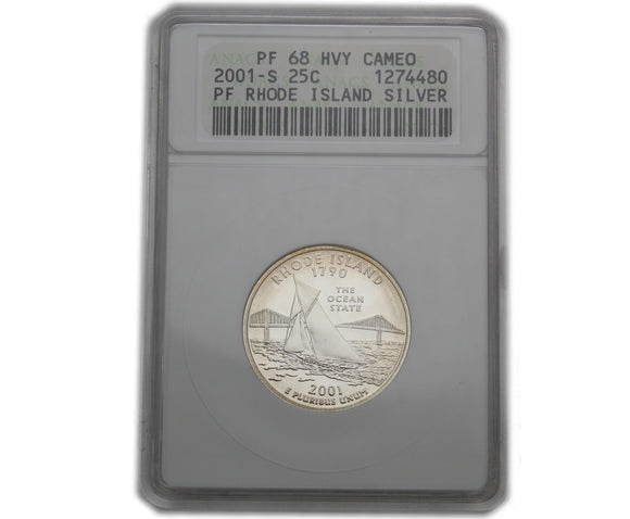2001 - USA - 25c - S - PF68 HVY Cameo ANACS
