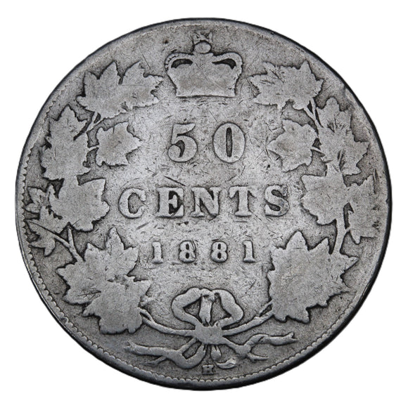 1881 H - Canada - 50c - G4