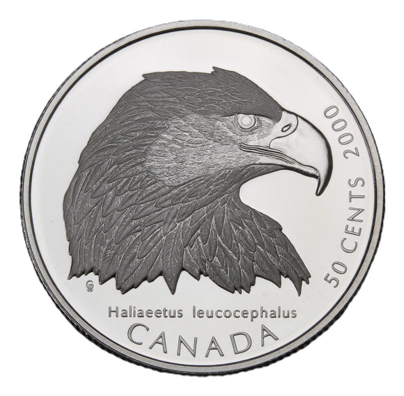 2000 - Canada - 50c - Bald Eagle - Birds of Prey