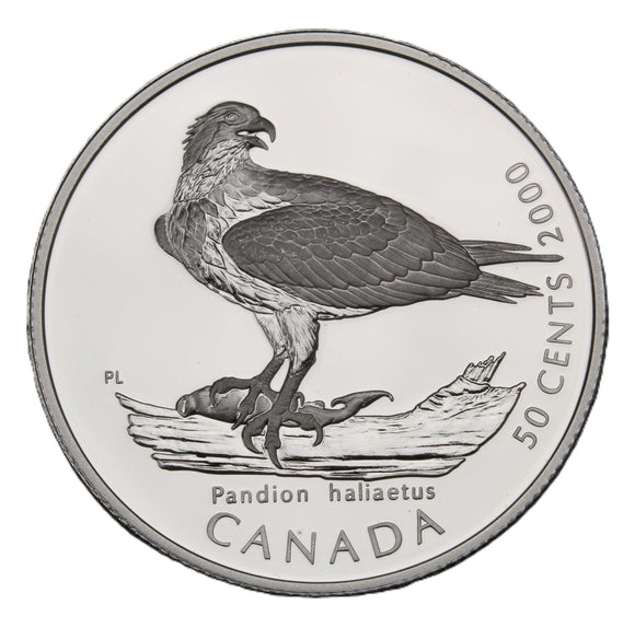 2000 - Canada - 50c - Osprey - Birds of Prey