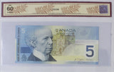 2002 - Canada - 5 Dollars - Jenkins / Dodge - 3 Digit Radar - UNC 60 BCS - HNT2477742