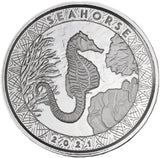1 oz - 2021 - Seahorse - Fine Silver