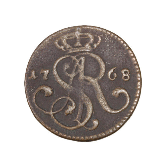 1768 G - Poland - 1 Grossus - VF