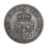 1868 A - Germany (Prussia) - 3 Pfenninge - EF40