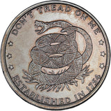 1 oz - Don't Tread on Me - Fine Silver