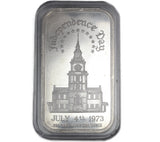 1 oz - Art Bar - Independence Day - Fine Silver