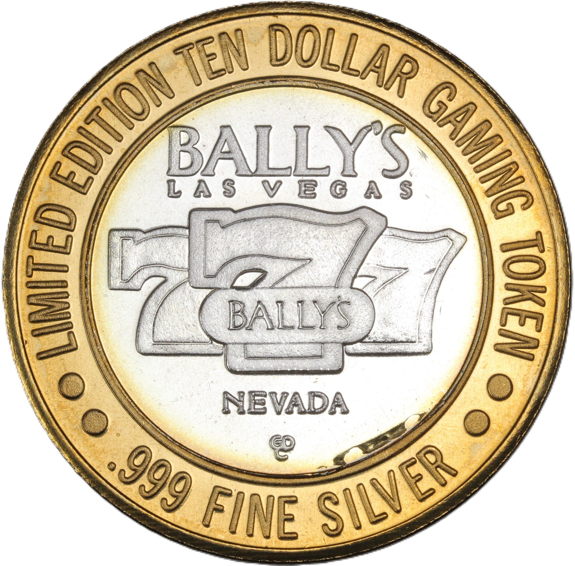 Casino Gaming Token - 10 Dollars - Bally