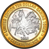 Casino Gaming Token - 10 Dollars - Caesars Palace - 1995