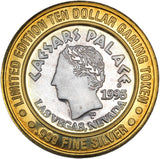Casino Gaming Token - 10 Dollars - Caesars Palace - 1995