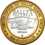 Casino Gaming Token - 10 Dollars - Bally's Las Vegas - Train
