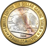 Casino Gaming Token - 10 Dollars - Flamingo Hotel - 1994