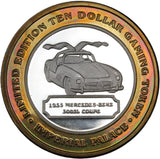 Gaming Token - 10 Dollars - McCarran Slots - 1955 Mercedes-Benz 300SL Coupe
