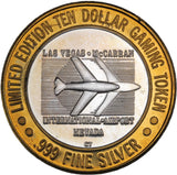 Gaming Token - 10 Dollars - McCarran Slots - Royal Flush