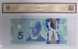 2013 - Canada - 5 Dollars - Replacement - Macklem / Poloz - UNC66 BCS - HBT2474744