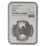 2025 - Canada - $5 - Maple Leaf - MS69 NGC
