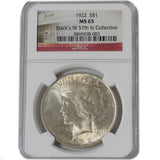 1922 - USA - $1 - Peace Dollar - MS65 NGC
