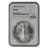 1994 - USA - $1 - American Eagle - MS69 NGC