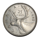 1942 - Canada - 25c - AU50