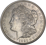1921 - USA - $1 - Morgan - AU58