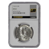 1964 D - USA - 50c - MS64 NGC