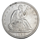1858 O - USA - 50c - VF20