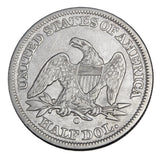 1858 O - USA - 50c - VF20
