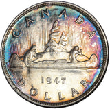 1947 - Canada - $1 - B7 - AU50