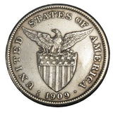 1909 - Philippines - 1 Peso - VF30