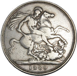1889 - Great Britain - 1 Crown - VF