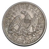 1853 - USA - 50c - Liberty Seated - EF40