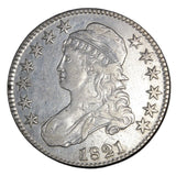 1821 - USA - 50c - Capped Bust - VF30