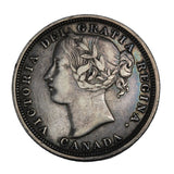 1858 - Canada - 20c - Coinage - VF20