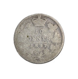 1887 - Canada - 10c - G4