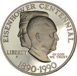 1990 - USA - $1 - Eisenhower - Proof Silver Dollar