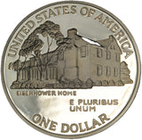 1990 - USA - $1 - Eisenhower - Proof Silver Dollar
