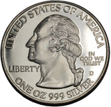 2001 - 1 oz - North Carolina - First Flight - Fine Silver
