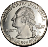 1999 - 1 oz - Georgia - Fine Silver