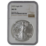 2025 - USA - $1 - American Eagle - MS70 NGC